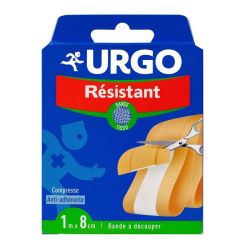 Urgo Resistant Pans Bande A Decouper Antiseptique 8Cmx1 M