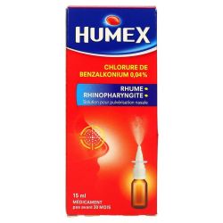 Humex Fournier 0,04 % S Pulv Nas Fl Ppe/15Ml