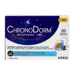 Chronodorm Double Action Melatonine 1 Mg Tis 20Sach