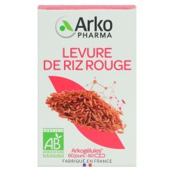Arkogelules Levure De Riz Rouge Bio Gel Fl/60