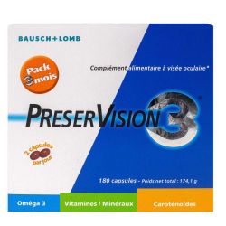 Preservision 3 Caps Visee Ophtalmique Pack/3B/60