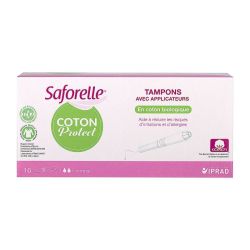 Saforelle Coton Protect Tampon Avec Applicateur Normal B/16