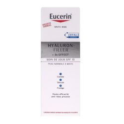 Eucerin Hyaluron-Filler +3X Effect Spf15 Emuls Soin De Jour Peau Normale A Mixte Fl Pompe/50Ml