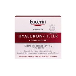 Eucerin Hyaluron-Filler + Volume Lift Spf15 Emuls Soin Jour Peau Seche Pot/50Ml