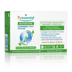 Puressentiel Respiratoire Cpr A Sucer Toux B/24