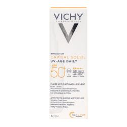 Vichy Capital Soleil Uv Age Daily Spf50+ Cr Fl Pompe/40Ml