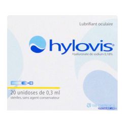 Hylovis S Ophtalm Lubrifiante Pour Instillation Oculaire 20Unidoses/0,3Ml