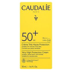 Caudalie Solaire Spf50+ Cr Tres Haute Protection T/50Ml