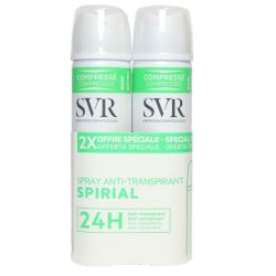 Svr Spirial Deodorant Soin Anti-Transpirant 2Spray Compresse/75Ml