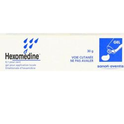 Hexomedine 0,1 % Gel Appl Cut T/30G