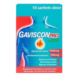 Gavisconpro Susp Buv En Sachet Menthe 10Sach/10Ml