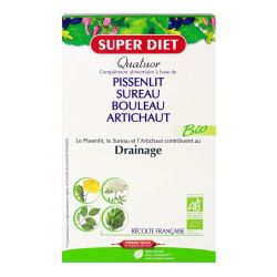 Superdiet Quatuor Bio S Buv Drainage 20Amp/15Ml
