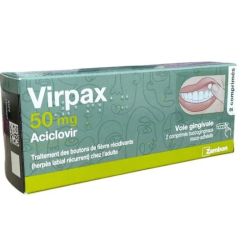 Virpax 50 Mg Cpr Buccogingiv Muco-Adh Plq/1