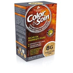 Color&Soin Kit Coloration Permanente 8G Blond Clair Dore