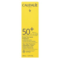 Caudalie Solaire Spf50+ Fluide Tres Haute Protection T/40Ml