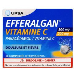 Efferalgan Vitamine C 500 Mg/200 Mg Cpr Eff 2T/8