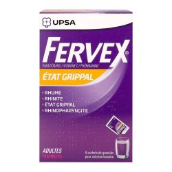 Fervex Gle S Buv En Sachet Framboise Adulte 8Sach
