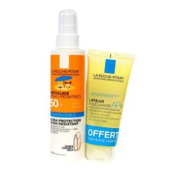 Anthelios Dermo-Pediatrics La Roche Posay Spf50+ Spray Invisible Enfant Fl/200Ml+Lipikar Huile Lavante Offerte