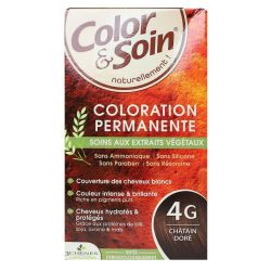 Color&Soin Kit Coloration Permanente 4G Chatain Dore