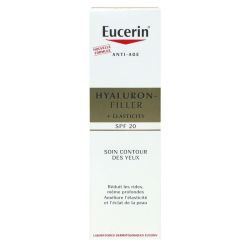 Eucerin Hyaluron-Filler + Elasticity Spf20 Emuls Soin Contour Des Yeux T/15Ml