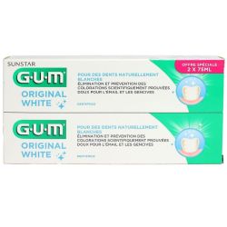 Gum Original White Pate Dentifrice Blanchissant 2T/75Ml