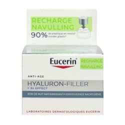 Eucerin Hyaluron-Filler +3X Effect Emuls Soin De Nuit Recharge/50Ml