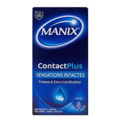 Manix Contact Plus Preservatif Lubrifies B/12