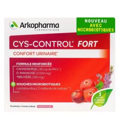 Cys-Control Fort Avec Microbiotiques Pdr Or 10Sach+5Sticks
