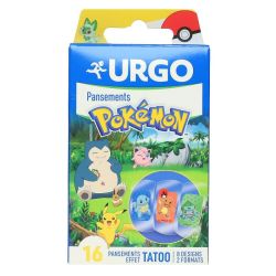 Urgo Pans Protecteur Tatoo Pokemon B/16