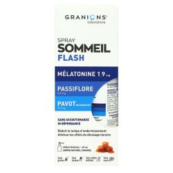 Granions Spray Sommeil Flash Melatonine 1,9 Mg Sol Fl/25Ml