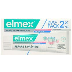 Elmex Sensitive Professional Pate Dentifrice Soin Gencives Blancheur 2T/75Ml