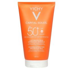 Vichy Capital Soleil Spf50+ Lait Invisible Protecteur Hydratant T/150Ml