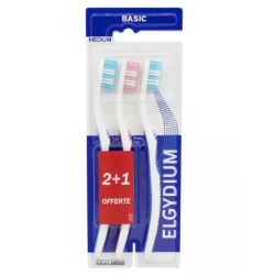 Elgydium Brosse Dents Medium Lot/3