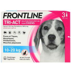 Frontline Tri-Act Solution Pour Spot-On Chien 10-20Kg 3Pipettes/2Ml
