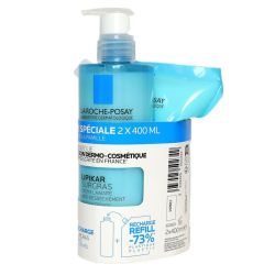 Lipikar Surgras La Roche Posay Cr Lavante Anti-Dessechement Fl Pompe/400Ml+Recharge +10%