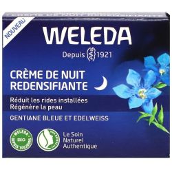 Weleda Soins Visage Gentiane Bleue & Edelweiss Cr De Nuit Pot/40Ml
