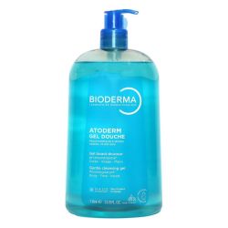 Bioderma Atoderm Gel Douche Nettoyant Douceur Peau Seche Fl Pompe/1L