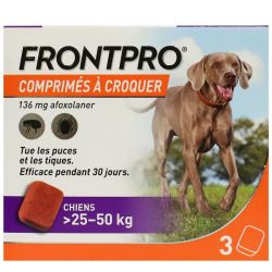 Frontpro 136 Mg Cpr A Croquer Pour Chien 25-50 Kg Plq/3