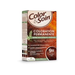 Color&Soin Kit Coloration Permanente 9R Rouge Feu