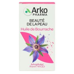 Arkogelules Huile De Bourrache Bio Caps Fl/60