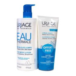 Uriage Eau Thermale Lait Veloute Corps Fl Pompe/500Ml+Creme Lavante