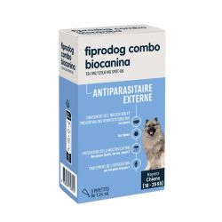 Fiprodog Combo 134 Mg/120,6 Mg Solution Pour Spot-On Chien Moyen 3Pipettes/0,5Ml
