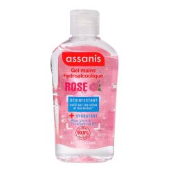 Assanis Pocket Gel Mains Hydroalcoolique Rose Fl/80Ml