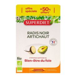 Superdiet Radis Noir Artichaut Bio S Buv 30Amp/10Ml