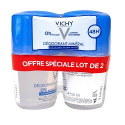 Vichy Deodorant Mineral 48H 2Billes/50Ml