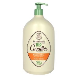 Cavailles Gel Bain Douche Macadamia Bio Fl Pompe/1L