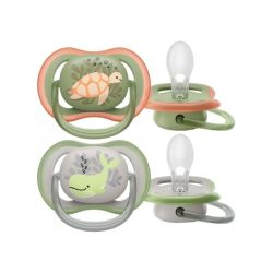 Avent Ultra Air Sucette Silicone 6-18Mois Deco B/2