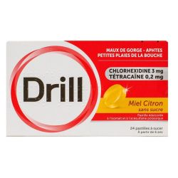 Drill Past Miel Citron Sans Sucre Edulcoree A L'isomalt Et A L'acesulfame Potas Plq/24