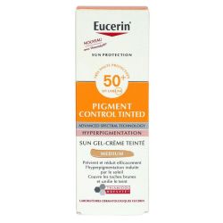 Eucerin Sun Pigment Control Spf50+ Gel Creme Teinte Fl Pompe/50Ml
