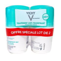 Vichy Deodorant Anti-Transpirant Intense 2Billes/50Ml